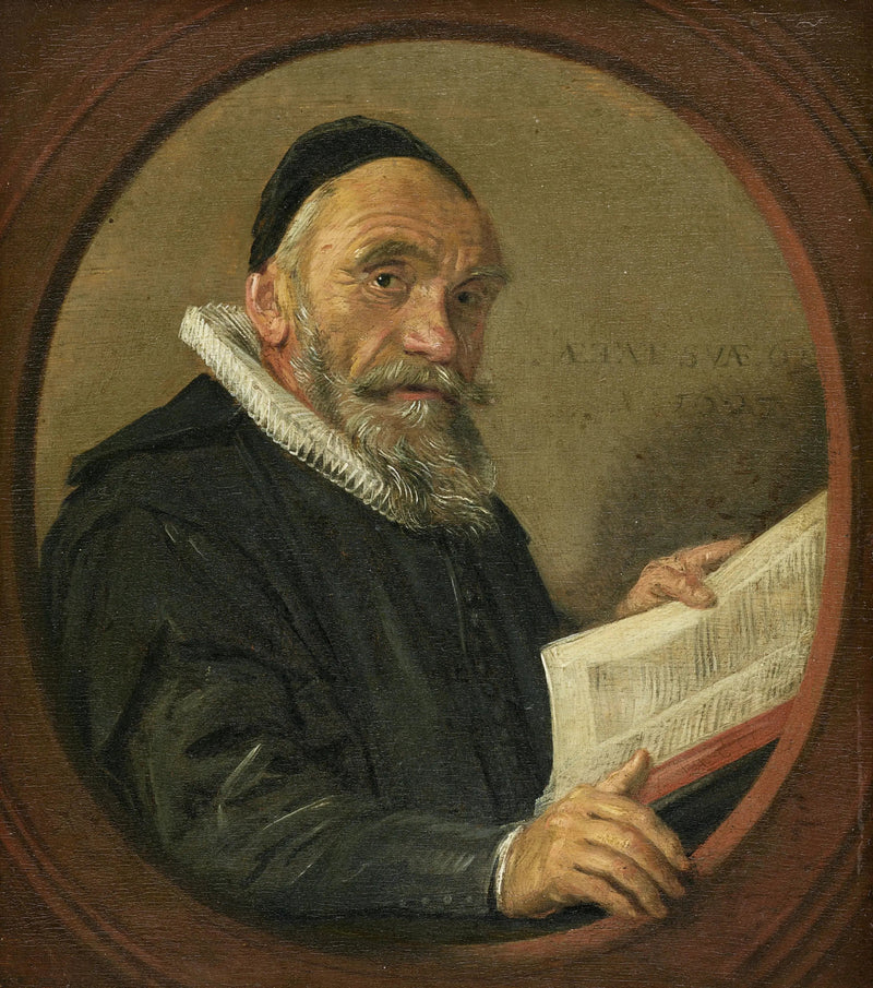 Portrait af Johannes Acronius - Frans Hals