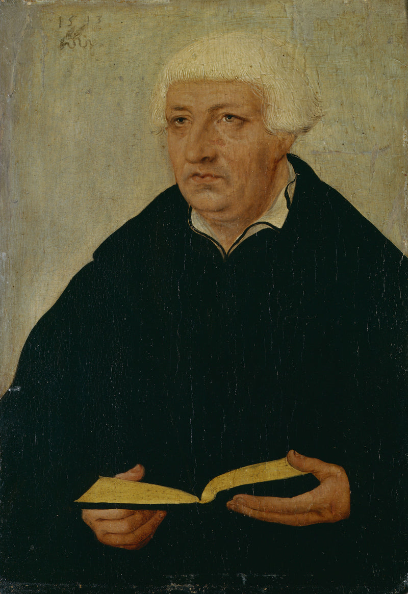 Portræt af Johannes Bugenhagen - Lucas Cranach den Ældre