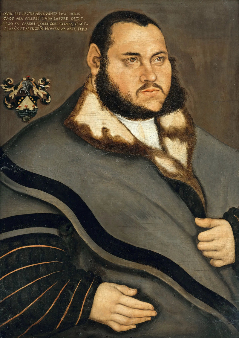 Portræt af Johannes Carion - Lucas Cranach den Ældre