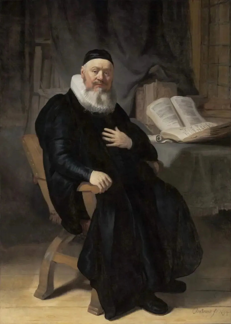 Portræt af Johannes Elison - Rembrandt