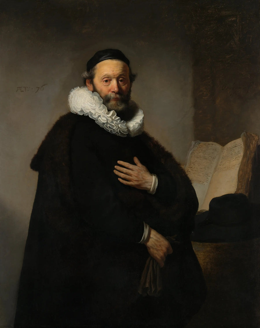 Portræt af Johannes Wtenbogaert - Rembrandt