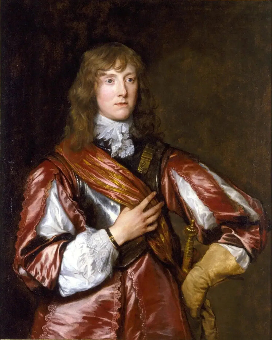 Portrait de John Belasyse, senere 1. Lord Belasyse de Worlaby (1614-1689) - Antoine van Dyck