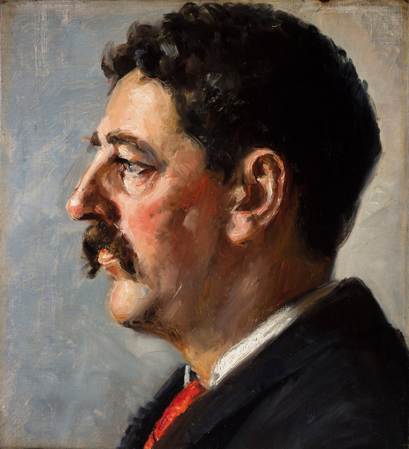 Portræt af John H. Br��ndum - Michael Peter Ancher