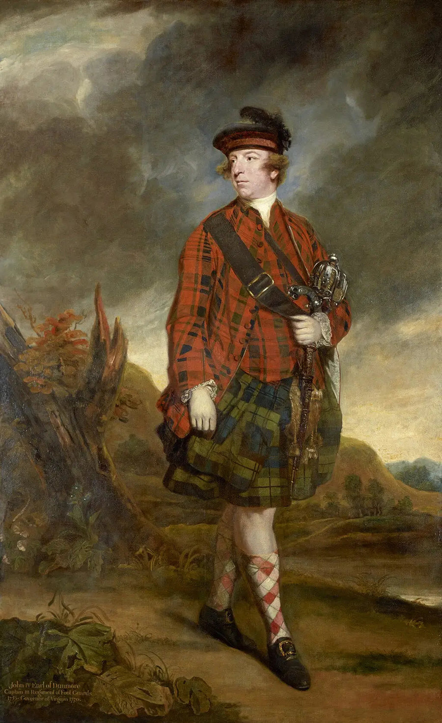 Portræt af John Murray, 4. greve af Dunmore - Joshua Reynolds