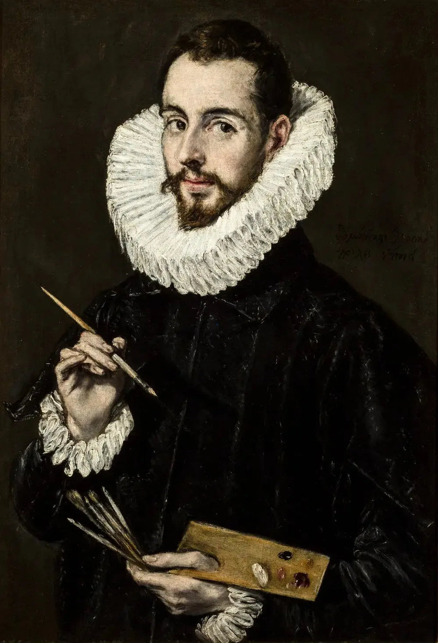 Portræt af Jorge Manuel Theotocopouli - El Greco