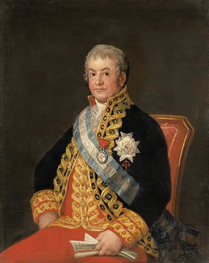 Portræt af José Antonio Marqués de Caballero - Francisco de Goya