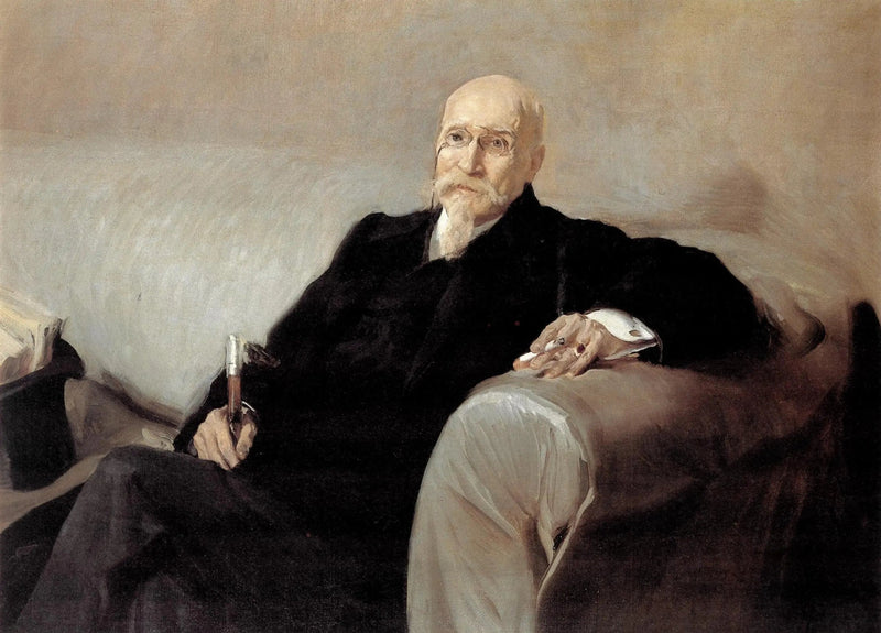 Portræt af José Echegaray - Joaquín Sorolla