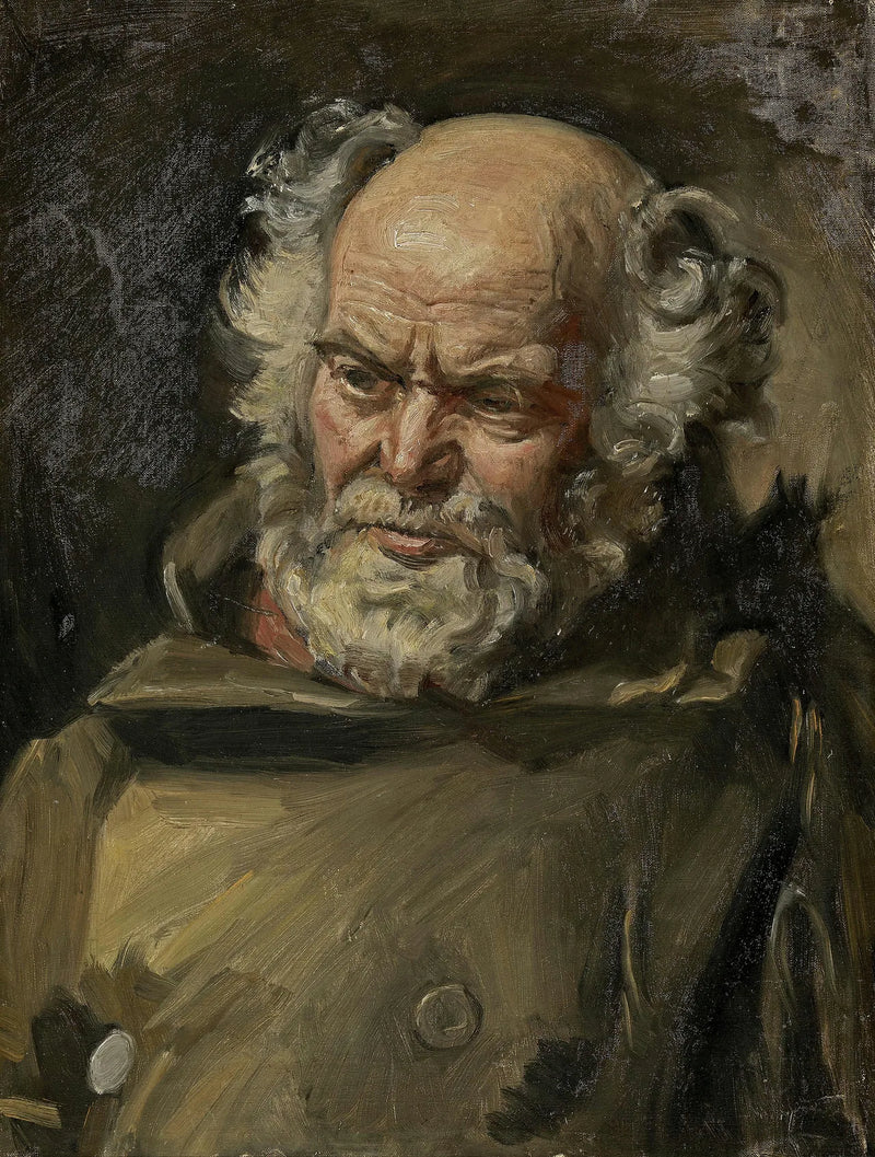 Portræt af Josef Bonazi. -Michael Peter Ancher