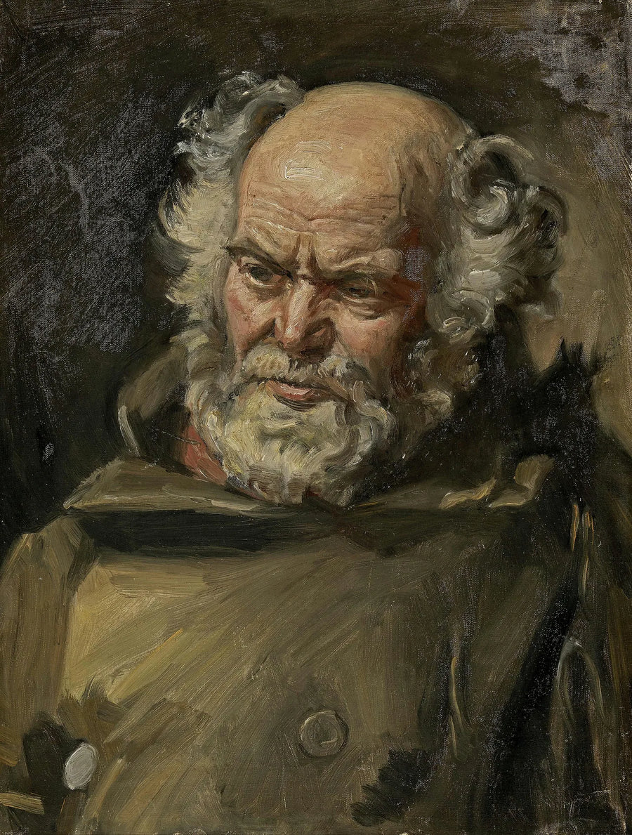 Portræt af Josef Bonazi. -Michael Peter Ancher
