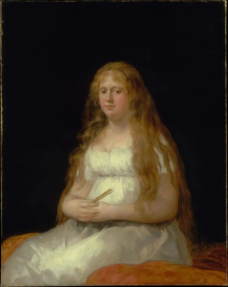Portræt af Josefa de Castilla Portugal og van Asbrock de Garcini - Francisco de Goya