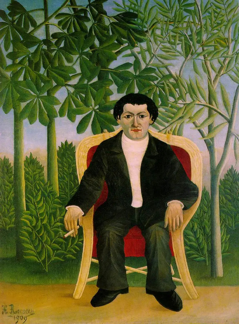 Portræt af Joseph Brummer - Henri Rousseau