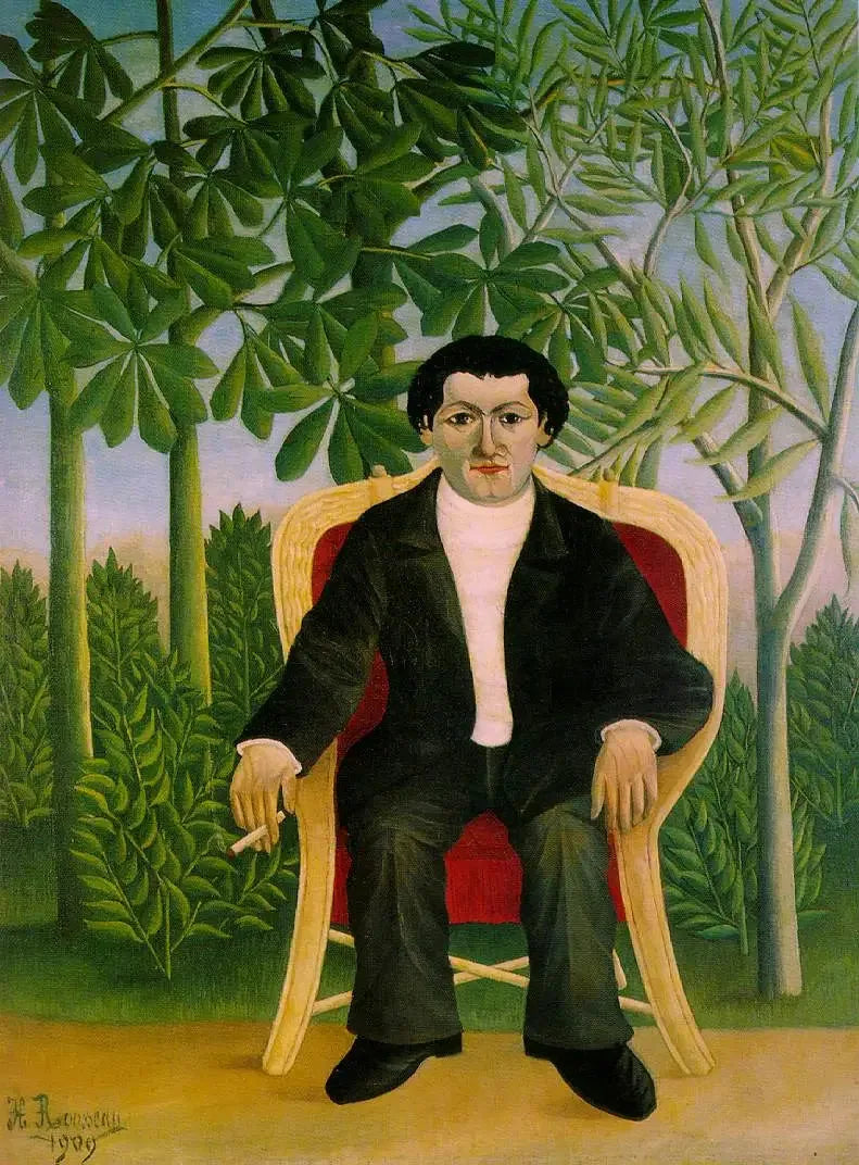 Portræt af Joseph Brummer - Henri Rousseau