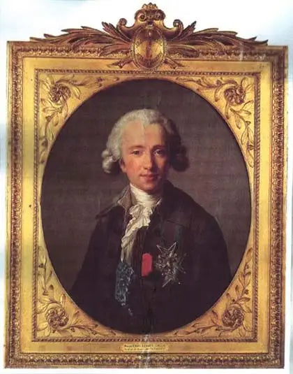 Portræt af Joseph Hyacinthe François de Paule de Rigaud, greve af Vaudreuil, 1784 - Élisabeth Vigeé Le Brun