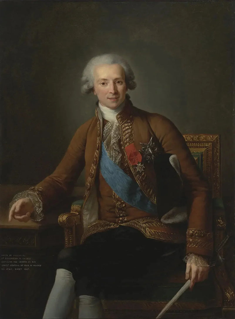 Portræt af Joseph Hyacinthe François de Paule de Rigaud, greve de Vaudreuil - Élisabeth Vigée Le Brun