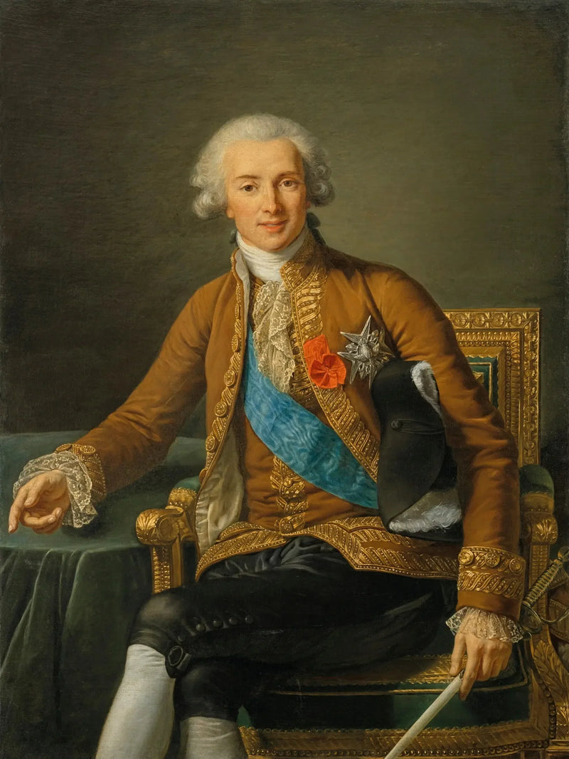 Portræt af Joseph Hyacinthe François-de-Paule de Rigaud, greve de Vaudreuil - Élisabeth Vigée Le Brun