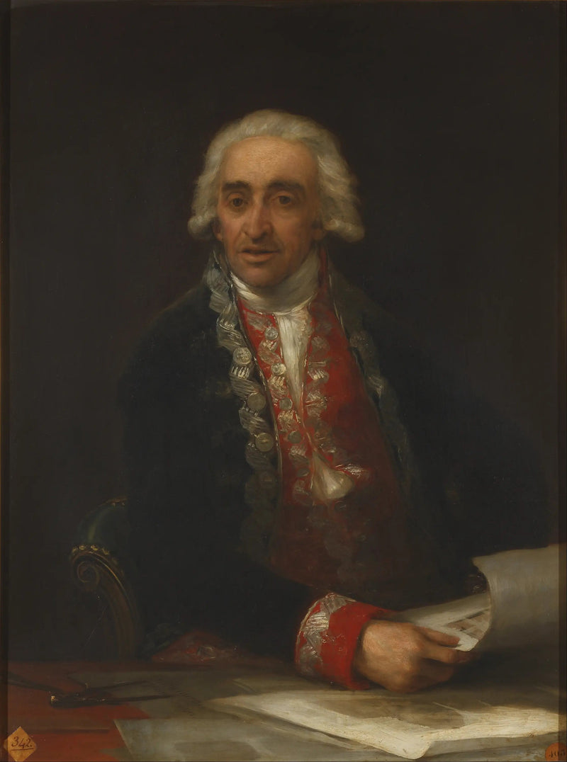 Portræt af Juan de Villanueva - Francisco de Goya