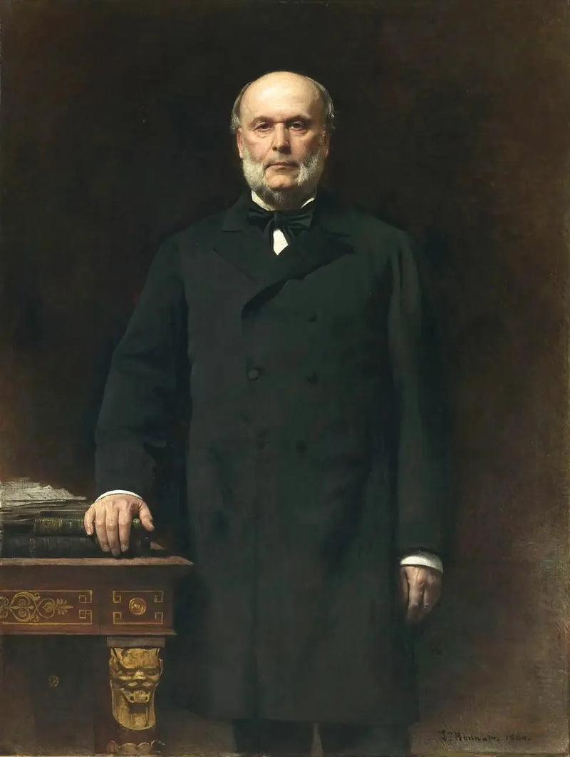 Jules Grévy (1807-1891) portræt - Léon Bonnat