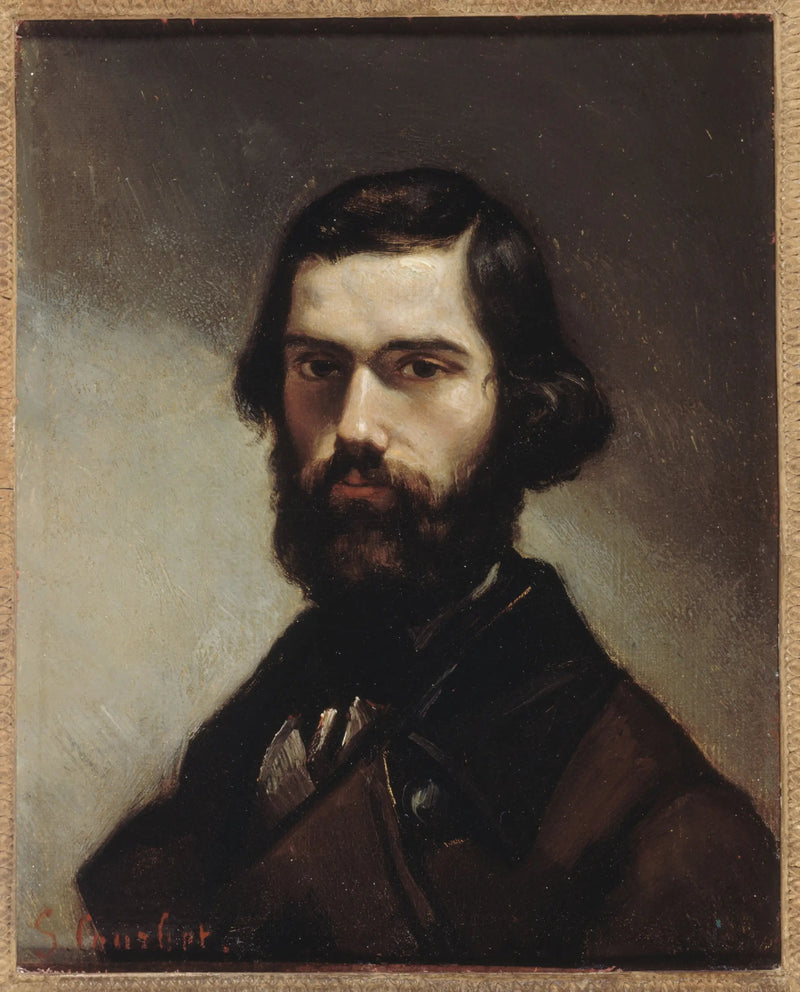 Portrait af Jules Vallès (1832-1885), forfatter - Gustave Courbet
