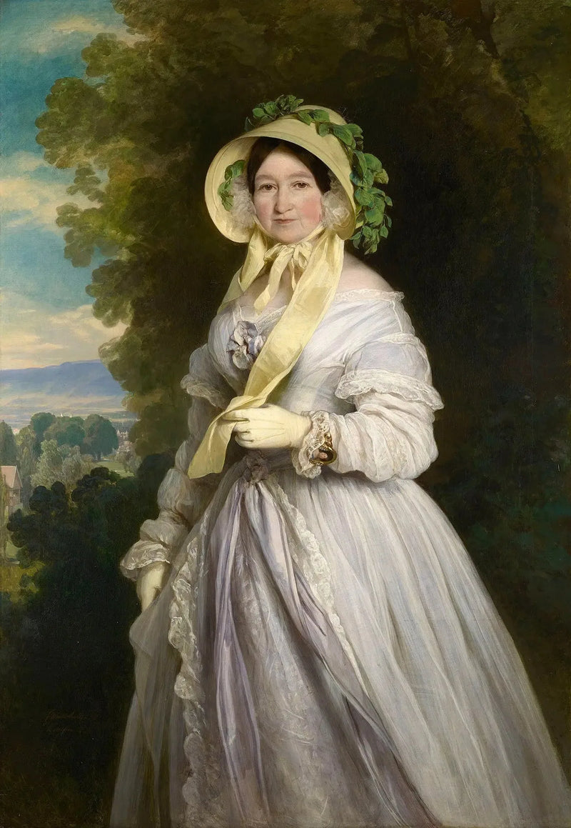 Portrait de Juliane, prinsesse af Saxe-Cobourg-Saalfeld - Franz Xaver Winterhalter