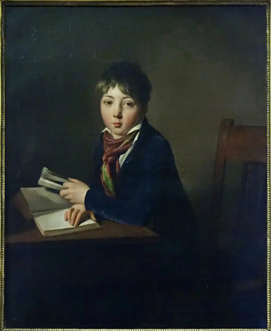 Portræt af Julien Boilly, barn - Louis-Léopold Boilly