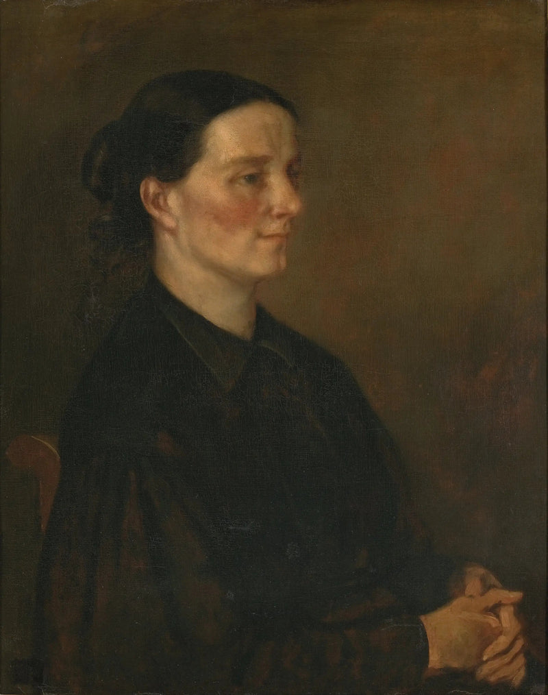 Juliette Courbets portræt - Gustave Courbet