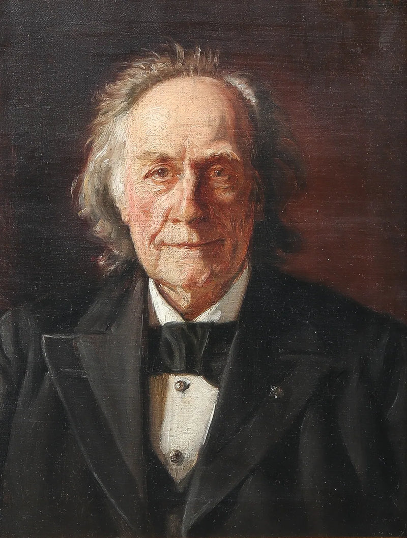Portræt af Julius Decker. -Michael Peter Ancher