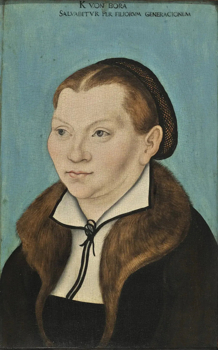 Portræt af Katharina von Bora - Lucas Cranach den Ældre