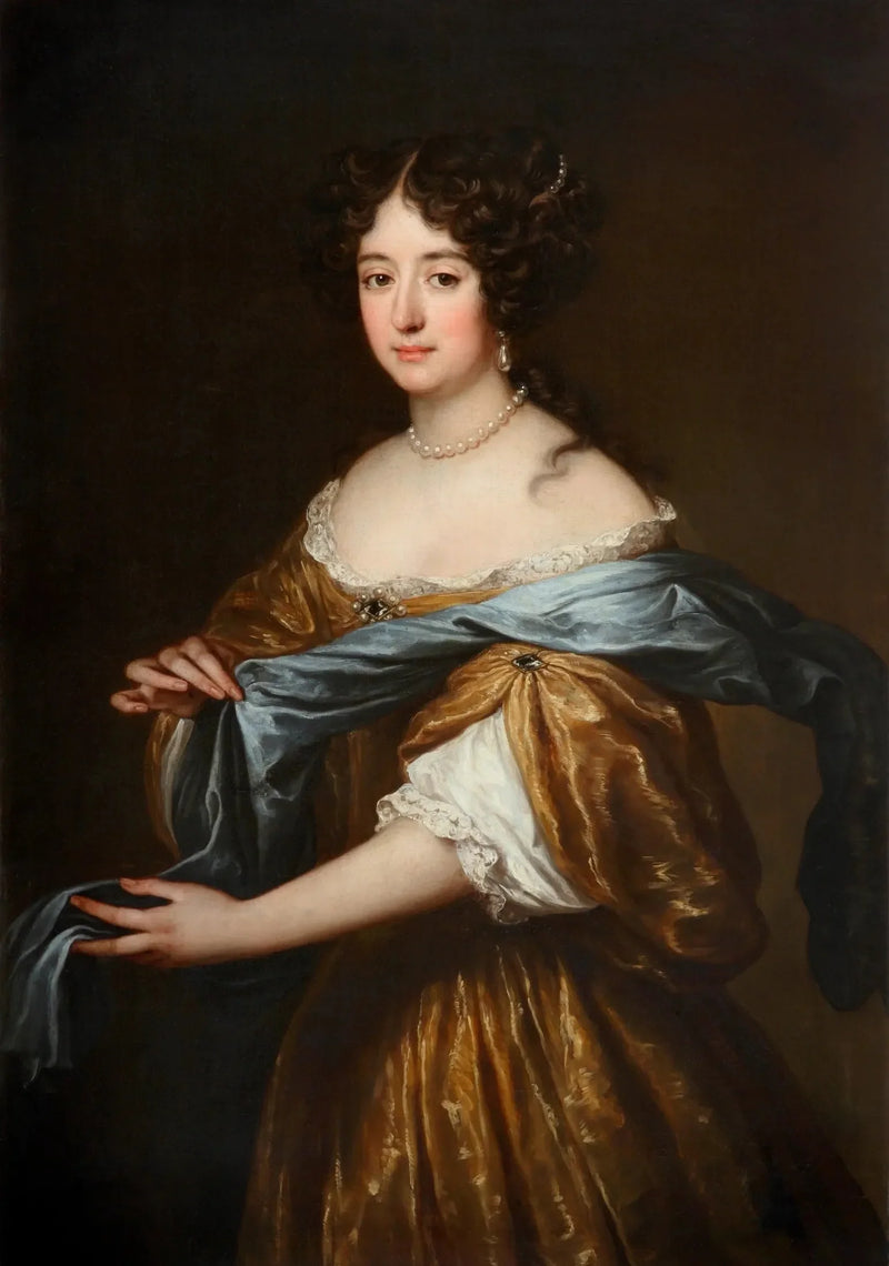 Portræt af Konstancja Krystyna Wielopolska født Komorowska - Pierre Mignard