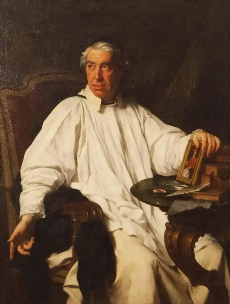 Portræt af abbed Giovanni Felice Ramelli - Pierre Subleyras