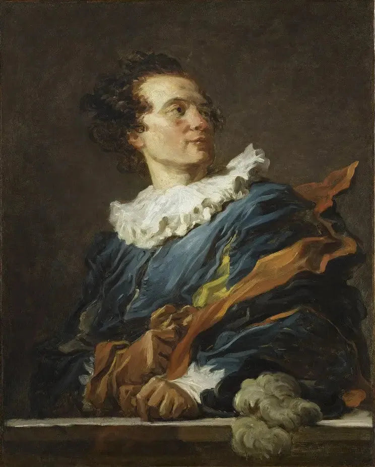 Portrait af abbeden de Saint-Non - Jean-Honoré Fragonard