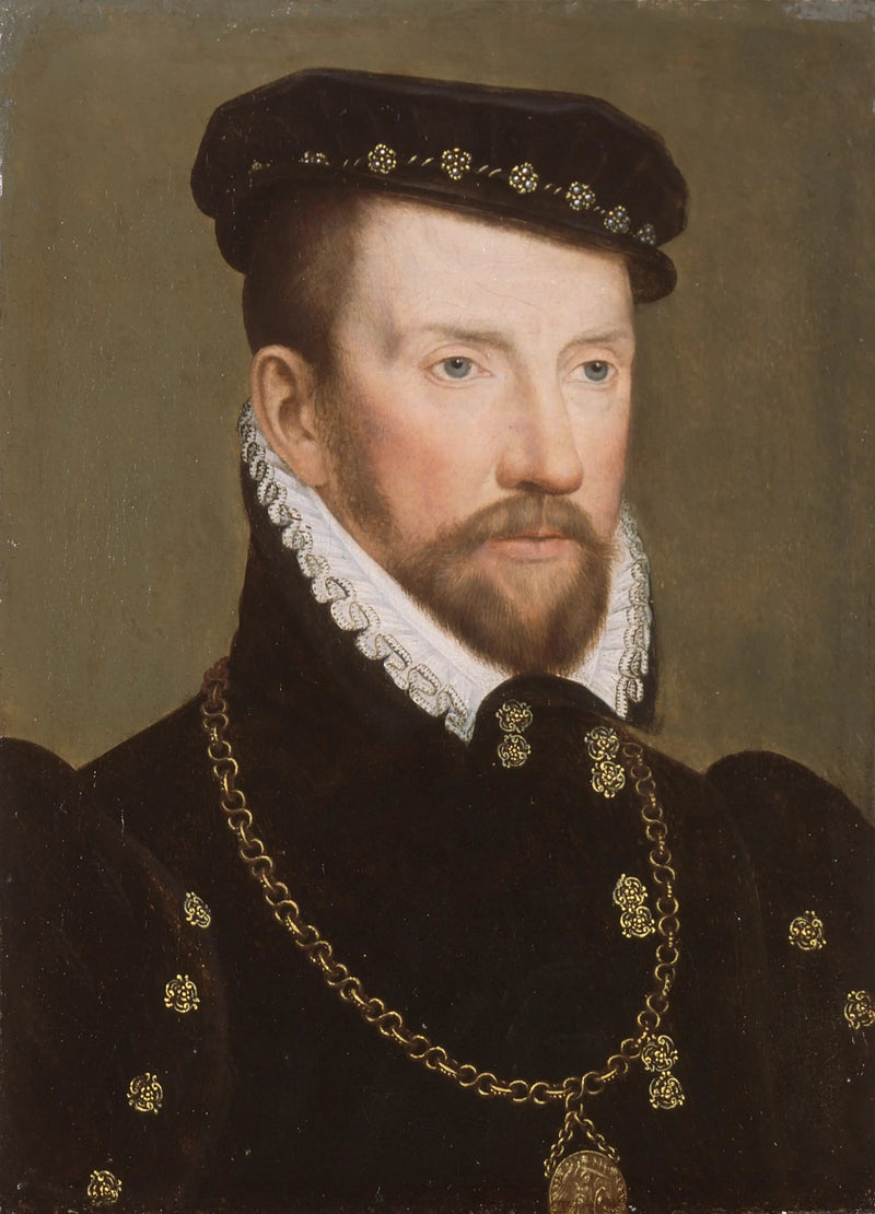 Portræt af admiral Gaspard II de Coligny - François Clouet