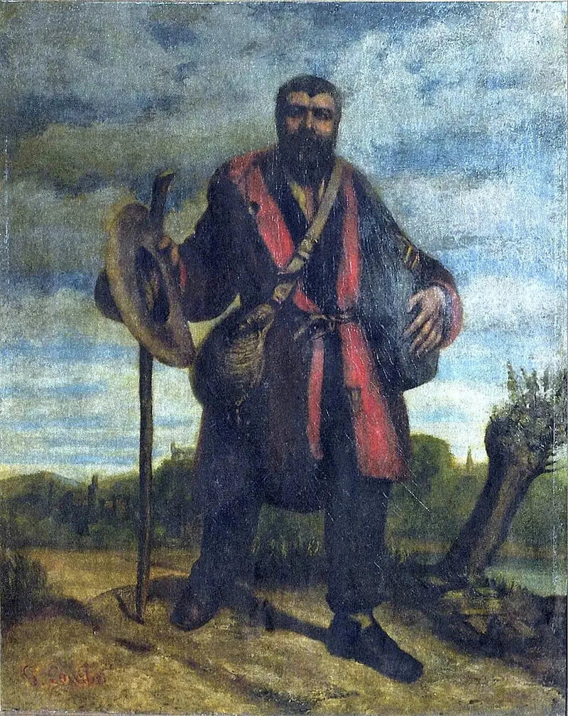 Portræt af apostlen Johannes Journet på vej til at erobre den universelle harmoni - Gustave Courbet