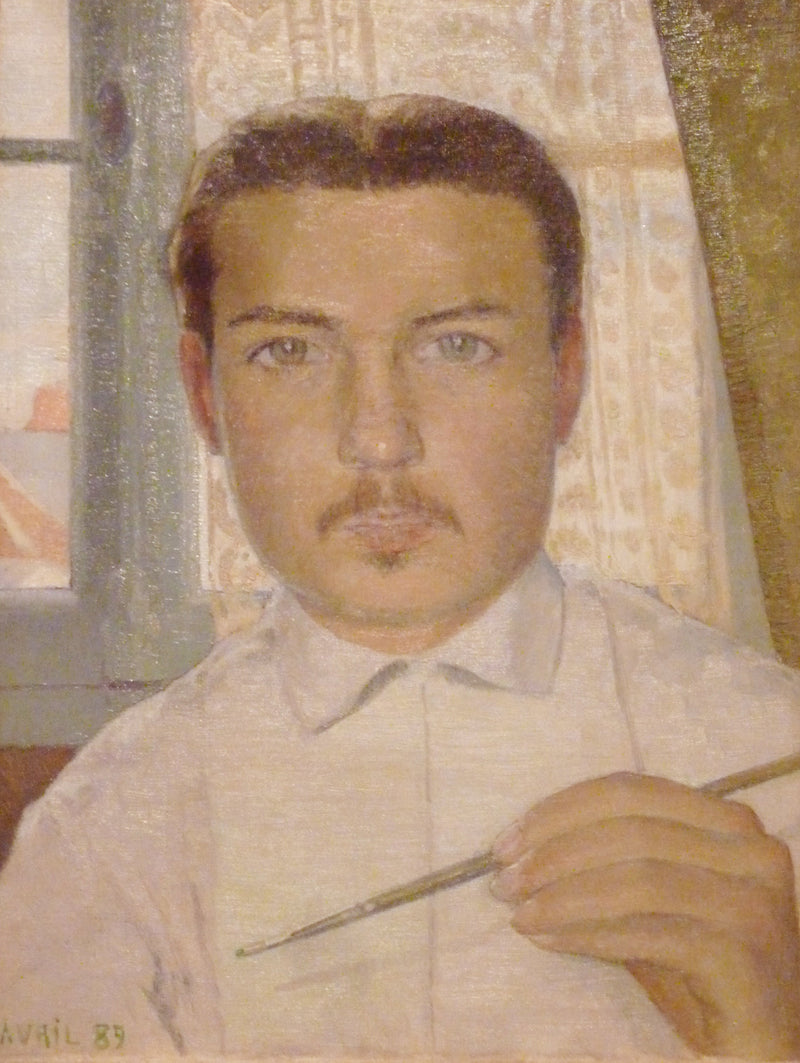 Kunstnerens portræt i en alder af atten år - Maurice Denis