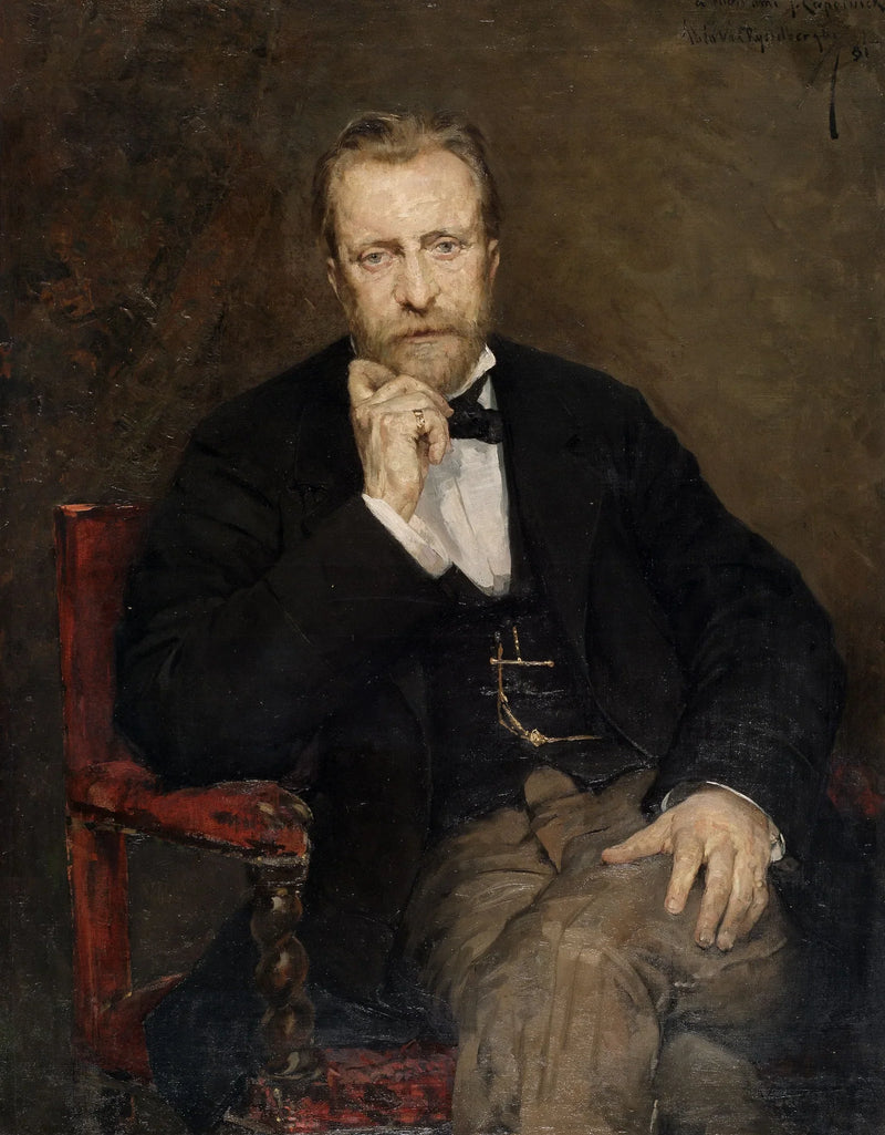 Portræt af kunstneren Jean Capeinick - Théophile van Rysselberghe