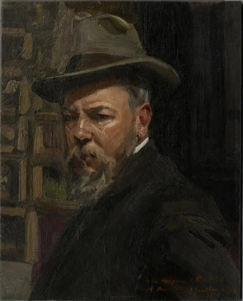 Portrait de l'artiste - Joaquín Sorolla image 1 tableau peint à l’huile sur toile