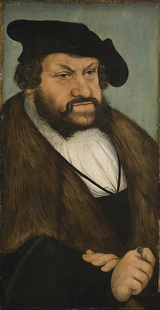 Portræt af vælgeren Jean den Konstant af Sachsen (1468-1532) - Lucas Cranach den Ældre