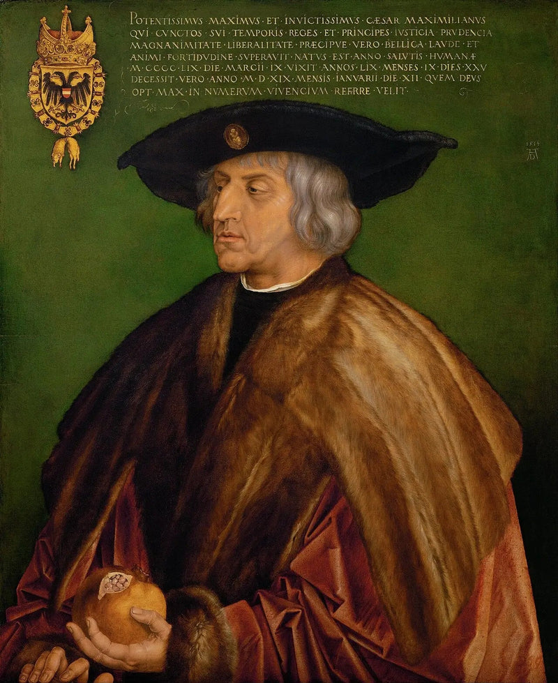 Kejser Maximilian I's portræt - Albrecht Dürer