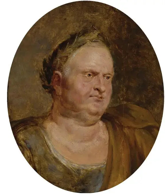 Portræt af den romerske kejser Vitellius - Peter Paul Rubens