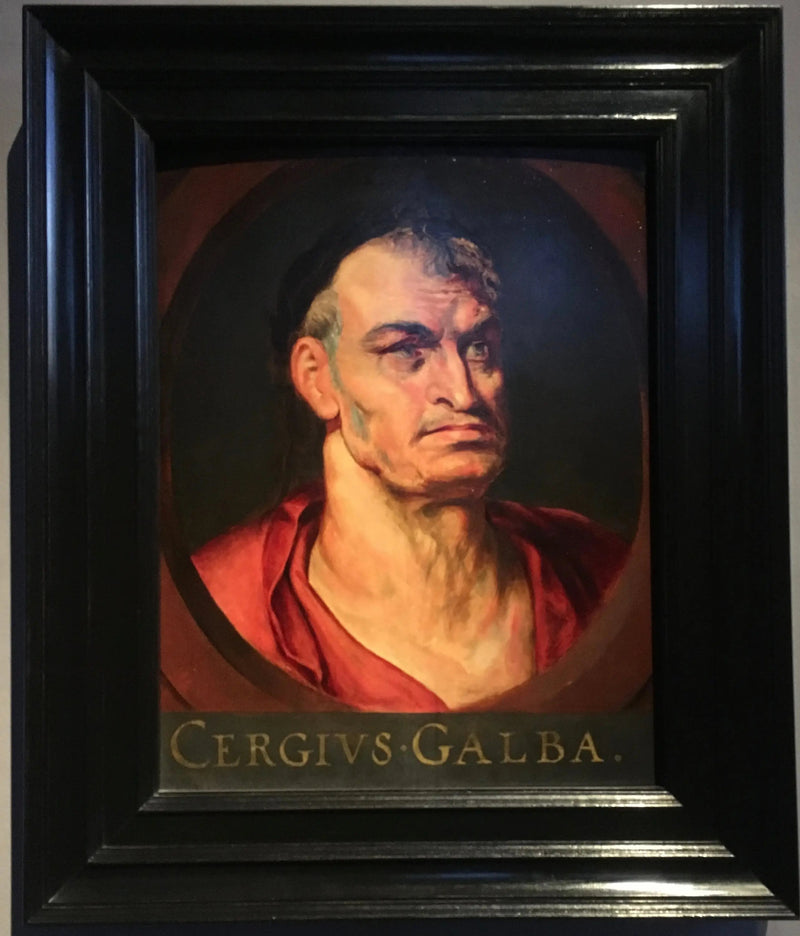 Portræt af kejser Servius Sulpicius Galba - Peter Paul Rubens
