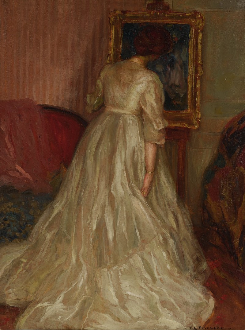 Portræt af kunstnerens hustru, Sarah Frieseke - Frederick Carl Frieseke