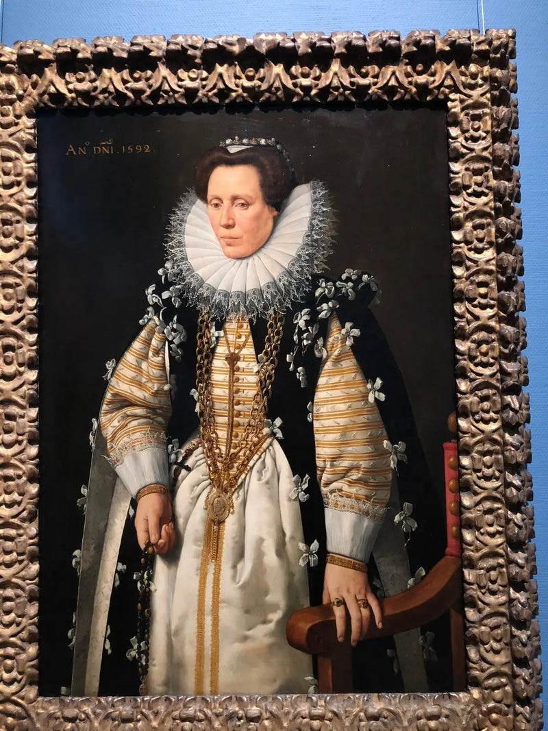 Portræt af Nicolas de Hellincx' hustru - Frans Pourbus den Yngre