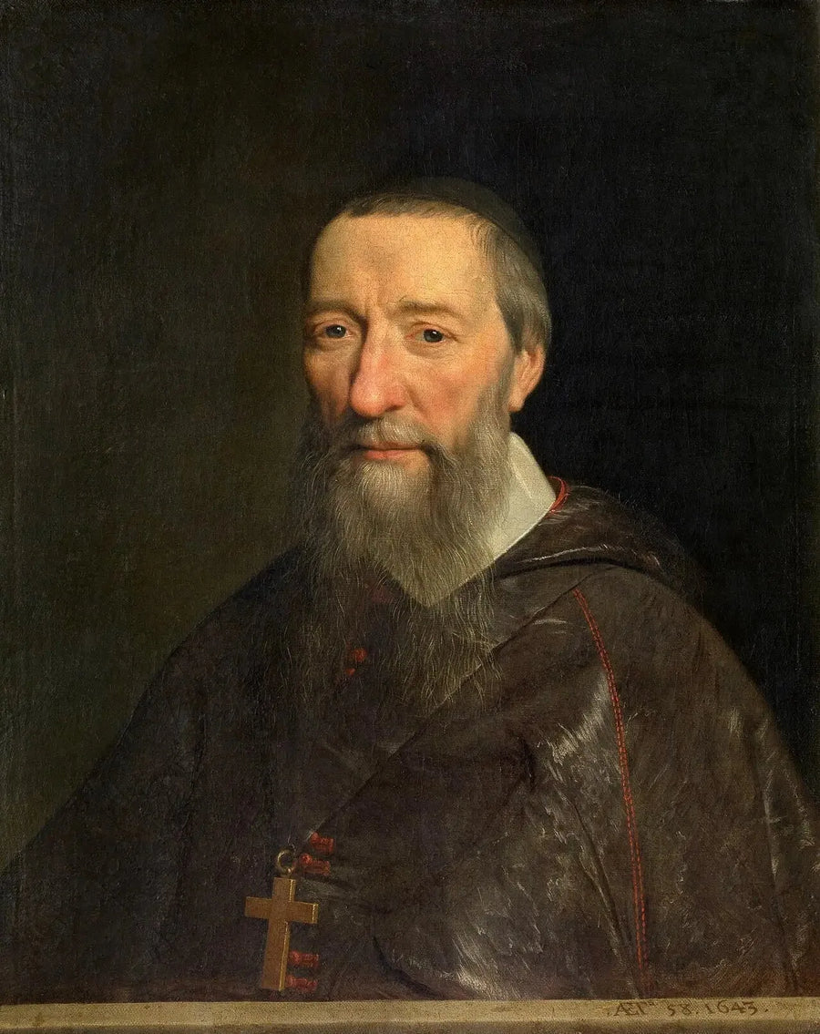 Biskop Jean-Pierre Camus' portræt - Philippe de Champaigne