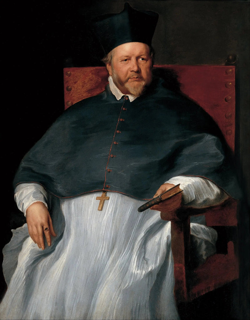 Biskop Joannes Malderus' portræt - Antoine van Dyck