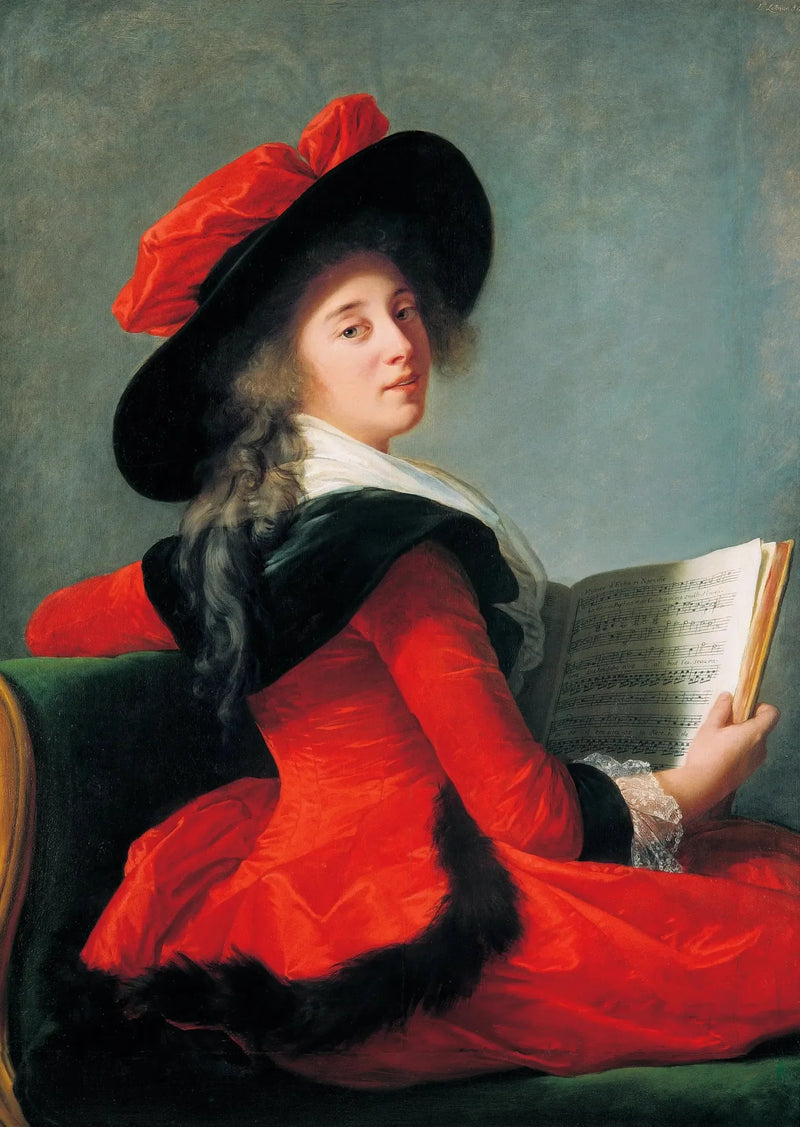 Portrait af baronesse de Crussol - Élisabeth Vigée Le Brun