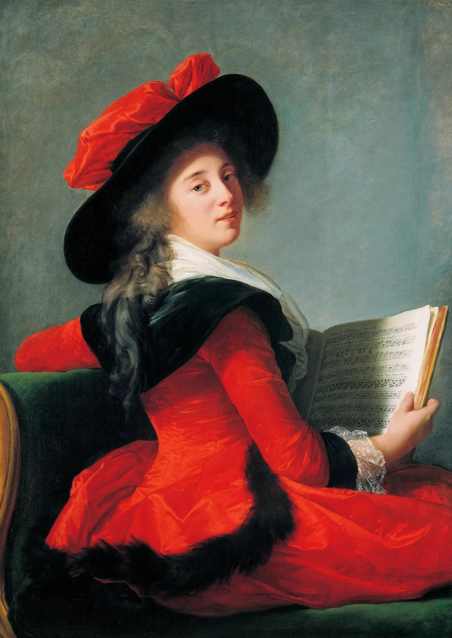 Portrait af baronesse de Crussol - Élisabeth Vigée Le Brun