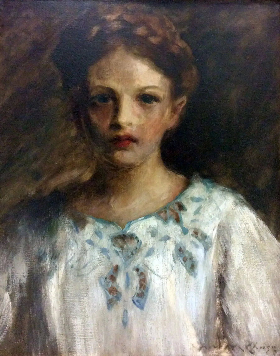 Portræt af baronessen Ida-Gro van Dahlerup - William Merritt Chase
