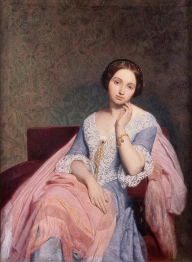 Portræt af baronessen Nathaniel de Rothschild - Ary Scheffer