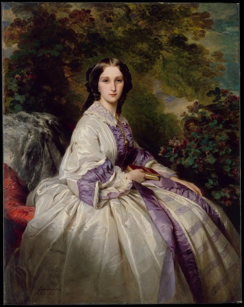 Portræt af grevinde Alexandre Nikolaïevitch Lamsdorff - Franz Xaver Winterhalter