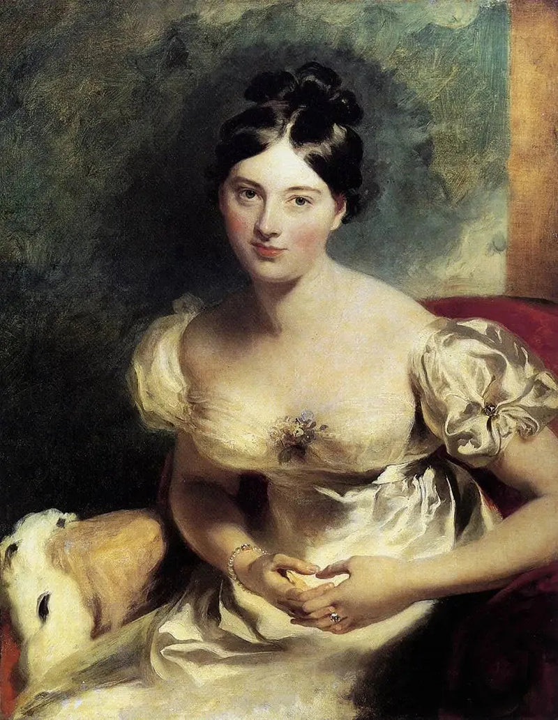 Portræt af grevinde de Blessington - Thomas Lawrence