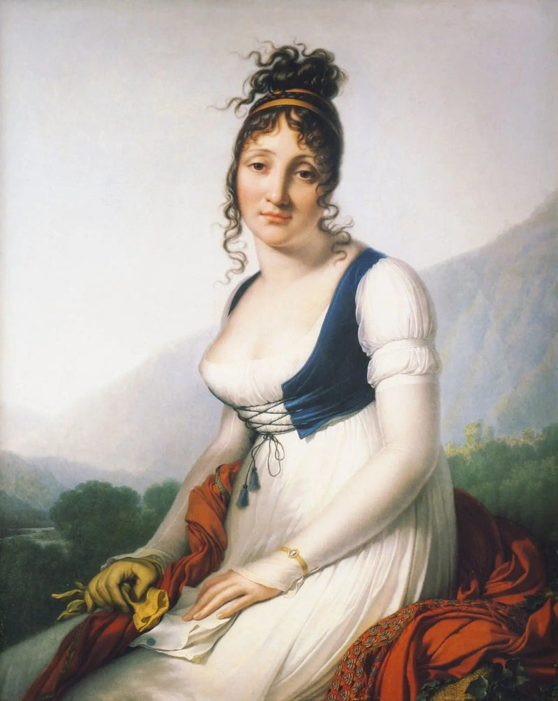 Portræt af grevinde de Bonneval - Anne-Louis Girodet